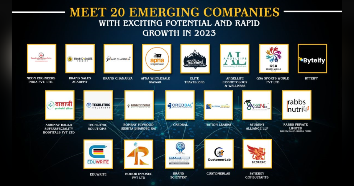 Meet 20 Emerging Companies with Exciting Potential and Rapid Growth in 2023